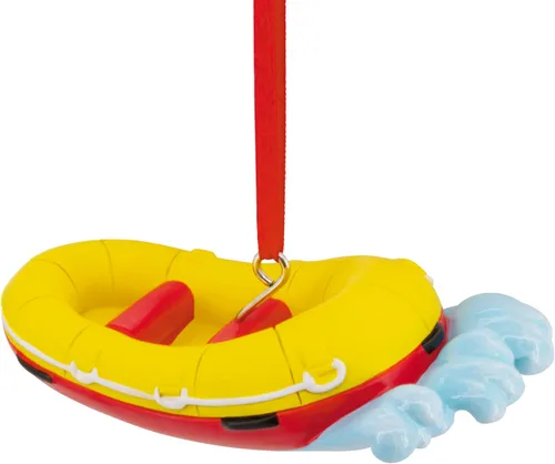 Vista 8 de Hallmark Flotador de piscina de cisne, adorno navideño