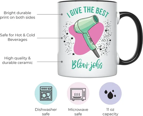 Vista 2 de YouNique Designs Divertida taza para estilista, 11 onzas, regalos para peluquería, regalos para estilistas, idea de regalo para peluqueros