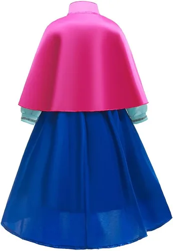 Vista 4 de Accesorios de disfraz de princesa Frozen Anna para niñas, accesorios de disfraz de princesa Anna para disfraz de Halloween