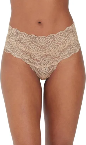 Vista 5 de Skarlett Blue Tanga de tiro alto para mujer Negro