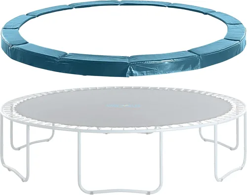 Vista 15 de Machrus Upper Bounce - Almohadilla de seguridad de repuesto para cama elástica de 6 pies a 16 pies redondas - Cubierta de resortes de cama elástica