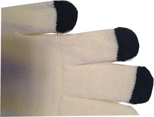 Vista 8 de IT'S RIDIC! Guantes de invierno elásticos para pantalla táctilmensajes de texto con una textura suave. Solo lo suficientemente gruesos como
