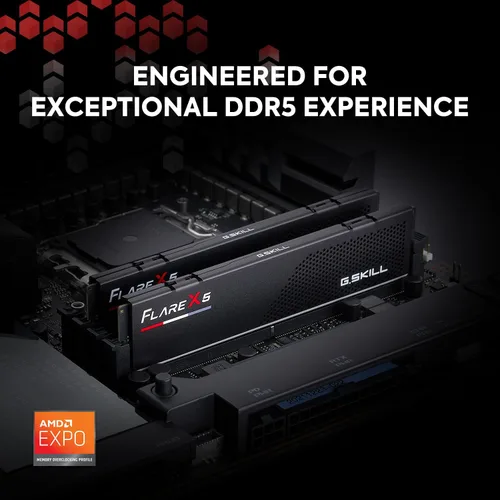 Vista 2 de G.Skill Flare X5 F5-5600J3636D32GX2-FX5 Módulo de mémoire 64 Go 2 x 32 Go DDR5 5600 MHz