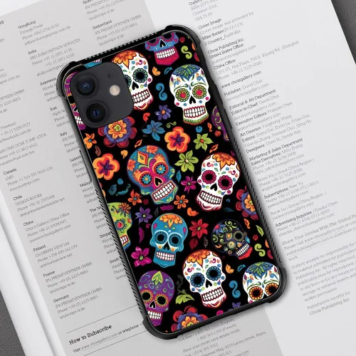 Vista 315 de Funda compatible con iPhone 8, a prueba de golpes, antiarañazos, bandera de ciervos de cola blanca de grano de madera estadounidense