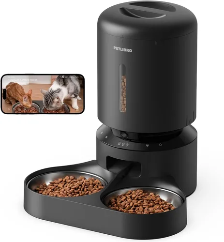 Vista 12 de PETLIBRO - Comedero automático para gatos, dispensador de comida para perros con preservación de frescura, comederos programables para mascotas