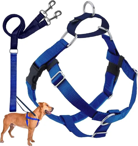Vista 35 de 2 Hounds Design Freedom - Arnés para perro sin tirones, arnés ajustable y correa, fácil de caminar y control cómodo, se adapta a perros pequeños
