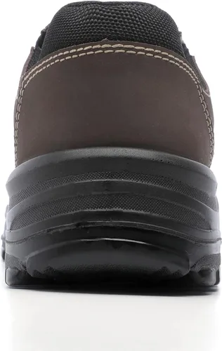 Vista 6 de DRKA Zapatos de punta de acero para hombres,Zapatos de acero sin cordones con punta de acero,Zapatos de trabajo de seguridad cómodos antideslizantes
