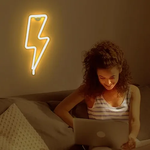Vista 116 de Letrero de neón de amor para dormitorio, USB o batería, luz de neón para pared, luz de neón LED como letreros de pared de neón para niñas, letrero