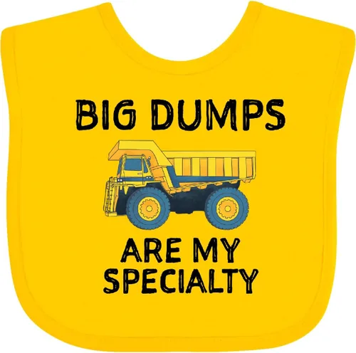 Vista 13 de inktastic Big Dumps Are My Specialty - Divertido y lindo babero para bebé
