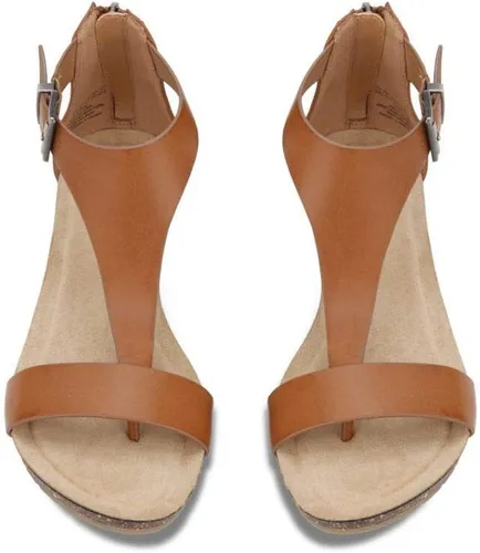Vista 2 de Kenneth Cole REACTION Sandalias de cuña Great Gal con correa en T para mujer
