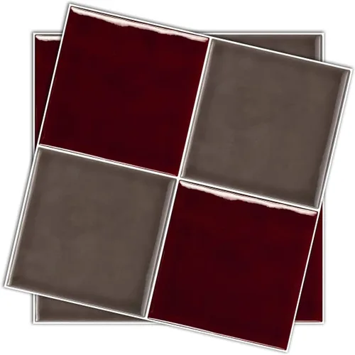 Vista 14 de Alwayspon Adhesivo de vinilo brillante de ladrillo de Provenza, autoadhesivo para azulejos de pared de transferencia de salpicaduras para cocina