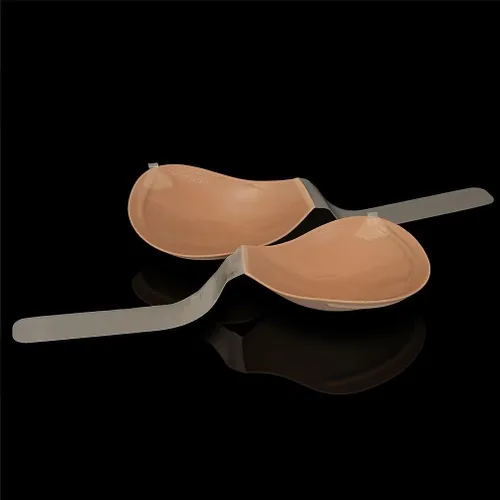Vista 5 de Sujetador invisible sin tirantes, adhesivo sin espalda para mujeres con busto grande