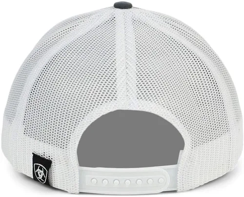 Vista 3 de A300003206 Ariat - Gorra protectora gris y blanca para hombre, Gris, talla única