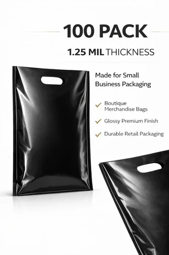 Vista 6 de Bolsas de plástico para tienda de mercancías, 9 x 12 pulgadas, 12 x 15 pulgadas y 15 x 18 y más bolsas de venta al por menor (9 x 12 pulgadas)