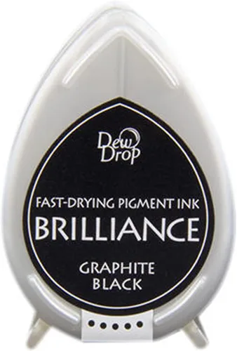 Vista 2 de Tsukineko Bloc de tinta Brilliance Dew Drop, Galaxy Gold