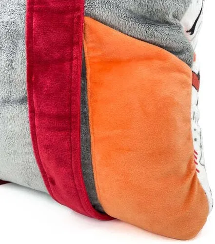 Vista 7 de HuggaBuddies Fox Minkie - Mochila de dormir súper suave con diseño de zorro Manta de zorro con peso para niños, 55 pulgadas de ancho x 72 pulgadas