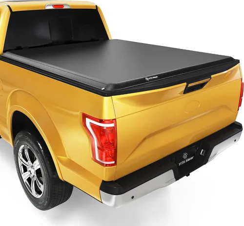 Vista 11 de YITAMOTOR Cubierta enrollable suave para caja de camioneta compatible con Ford F-150 2009-2014 de 5.5 pies Cubierta suave para caja de camioneta