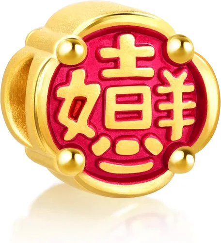 Vista 5 de Chow Sang Sang 999 - Pulsera con dije Ruyi de oro macizo de 24 quilates para mujer 91503C Metal