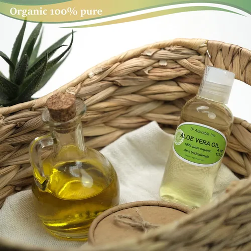 Vista 2 de Dr Adorable - 4 oz - Aceite de Aloe Vera - Natural Orgánico Hidratante para el masaje del cabello de la piel DIY Beauty