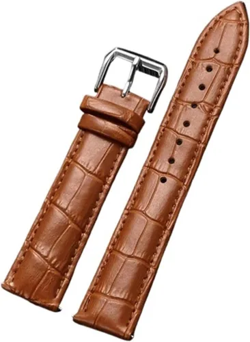 Vista 10 de Correas clásicas de cuero Watcbands 0.945 in 0.866 in 0.787 in 0.709 in 0.630 in hombres de negocios pulseras reloj accesorios correas