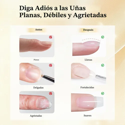 Vista 3 de JODSONE Gel constructor 3 en 1, base constructora transparente de 0.55 onzas, esmalte de uñas para fortalecer y construir uñas, solución