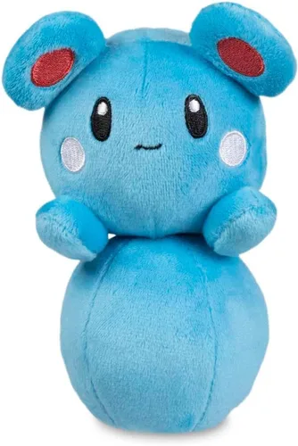 Vista 2 de Pokemon Center: Sitting Cuties: Azurill Plush # 298 - Generación 3-6 pulgadas