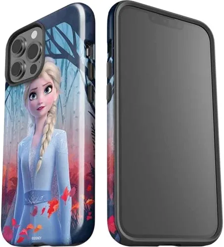 Vista 4 de Skinit Impact - Funda compatible con iPhone 15 Pro Max, diseño oficial de Disney Frozen II Elsa