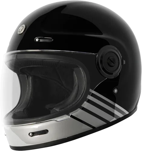 Vista 3 de TORC T1/Newport - Casco de moto de fibra de vidrio de cara completa aprobado por DOT y ECE