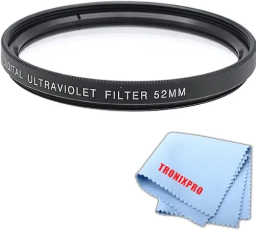 Vista 8 de Tronixpro Filtro digital de protección UV ultravioleta de alta resolución serie Pro de 1.594 in + paño de microfibra Tronixpro
