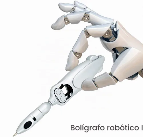 Vista 2 de Transformers Bolígrafo Transformador Robótico de Bola Plata Genial 2007