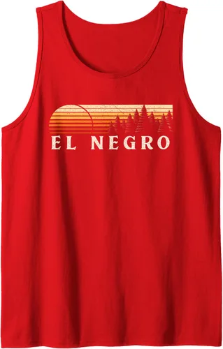Vista 13 de El Negro, PR Vintage Evergreen Sunset Eighties Retro Tank Top