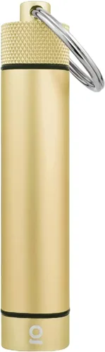 Vista 10 de ONGROK Tubo de almacenamiento premium, llavero, tamaño de bolsillo, hermético, soporte de metal de aluminio y estuche, Negro, Grande, Moderno