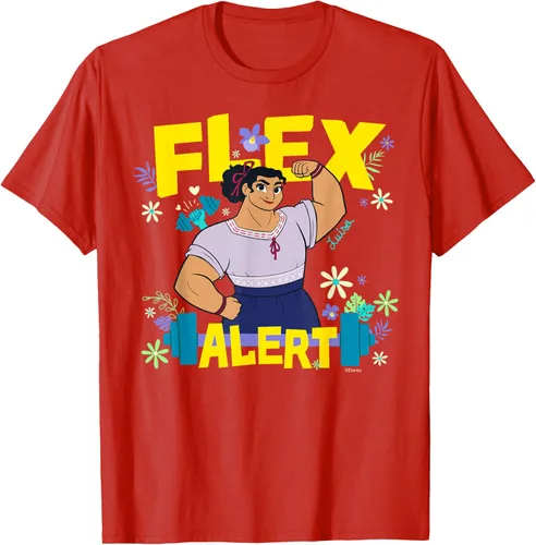 Vista 75 de Disney Encanto Luisa Madrigal Flex Alert Camiseta, Negro