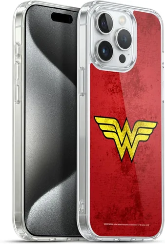 Vista 64 de Head Case Designs Funda de gel suave con licencia oficial de Wonder Woman DC Comics Classic Logos compatible con Apple iPhone 7 Plus/iPhone 8 Plus