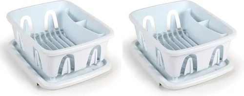 Vista 11 de Camco RV Mini Escurreplatos y Bandeja - Presenta un diseño de bandeja de drenaje inclinada, construcción resistente y es ideal para espacios