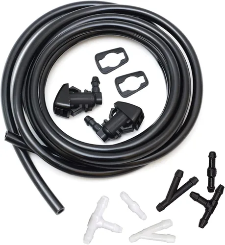 Vista 8 de Kit de boquilla para limpiaparabrisas delantero compatible con Ford Transit 2015-2022 E-Transit 2022 2023 Transit-150 Transit-250 Transit-350 HD