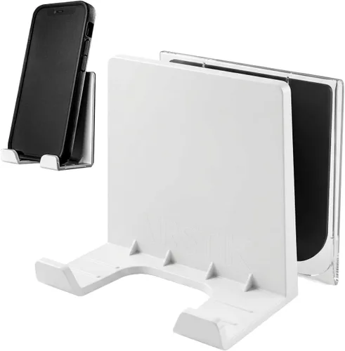 Vista 10 de AIRSTIK Soporte para teléfono con soporte de cristal para cuna y taza, reutilizable, impermeable, organizador de almacenamiento para baño, cocina