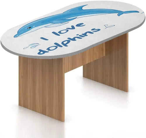 Vista 14 de Mantel ovalado ajustable para mesa de patio, con bordes elásticos de poliéster, diseño de conejitos y nubes Kawaii con bonitos estampado