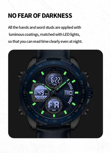Vista 6 de AIMES Watch for Men Sport Military Waterproof Chronograph Mens Watches Analog Quartz Big Face Classic Stylish Fashion Casual Designer Business Work
