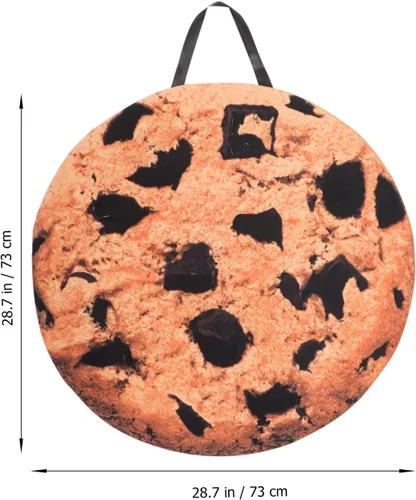 Vista 6 de Gadpiparty Dress Up America - Disfraz de galletas con chispas de chocolate, divertido disfraz de Halloween para niños pequeños, adultos, mujeres