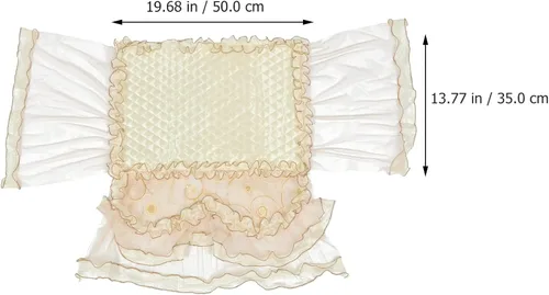 Vista 6 de UPKOCH Hornos de microondas Cubierta de horno Microondas Cubierta elegante Material lavable Fácil de limpiar Champán