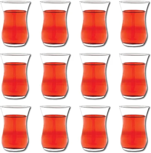 Vista 7 de Vikko Tazas de té, vasos de té turcos, juego de 6 tazas de té turcas auténticas, vaso de té de 4 onzas