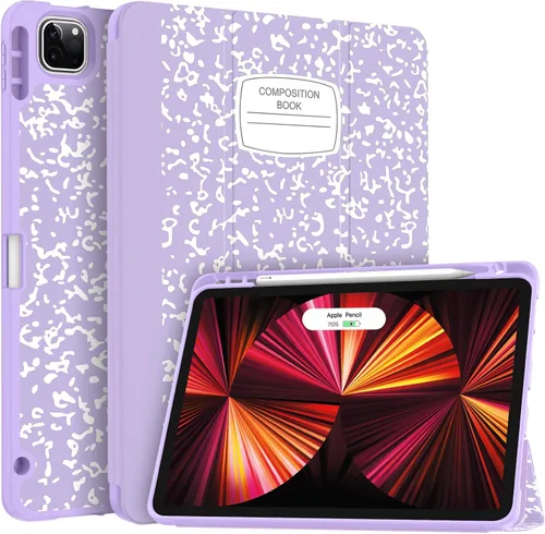 Vista 19 de Soke Funda para iPad Pro 11 (M2) 2022/2021/2020 con soporte para lápices