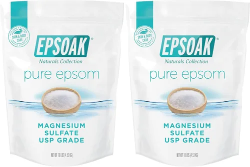 Vista 14 de Sales de Epsom para baño, spa, ducha y pies de Epsoak, Blanco