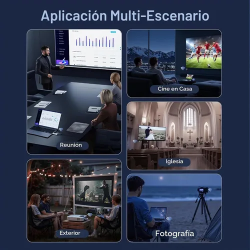 Vista 3 de Transmisor y receptor HDMI inalámbrico 328FT/100M