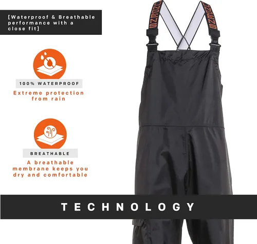 Vista 4 de Grunden's Gage Weather pechera de guardia para hombre