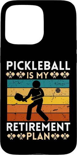 Vista 31 de Pickleball Is My Retirement Plan Case for iPhone 16