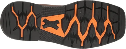 Vista 4 de ARIAT Botas de trabajo con punta compuesta impermeable Big Rig para hombre, Marrón Oscuro/Marrón Desgastado, 11 Ancho