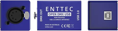 Vista 5 de Enttec Open DMX USB 70303 Interfaz de Iluminación - Código Abierto/Solo Hardware - Modelo de Nivel de Entrada