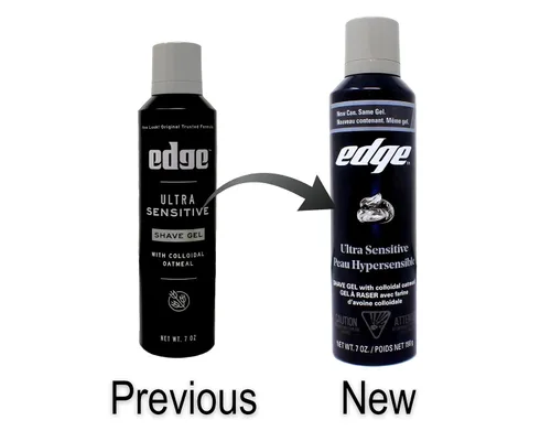 Vista 2 de Edge Gel de afeitado ultra sensible 7 oz (paquete de 2)